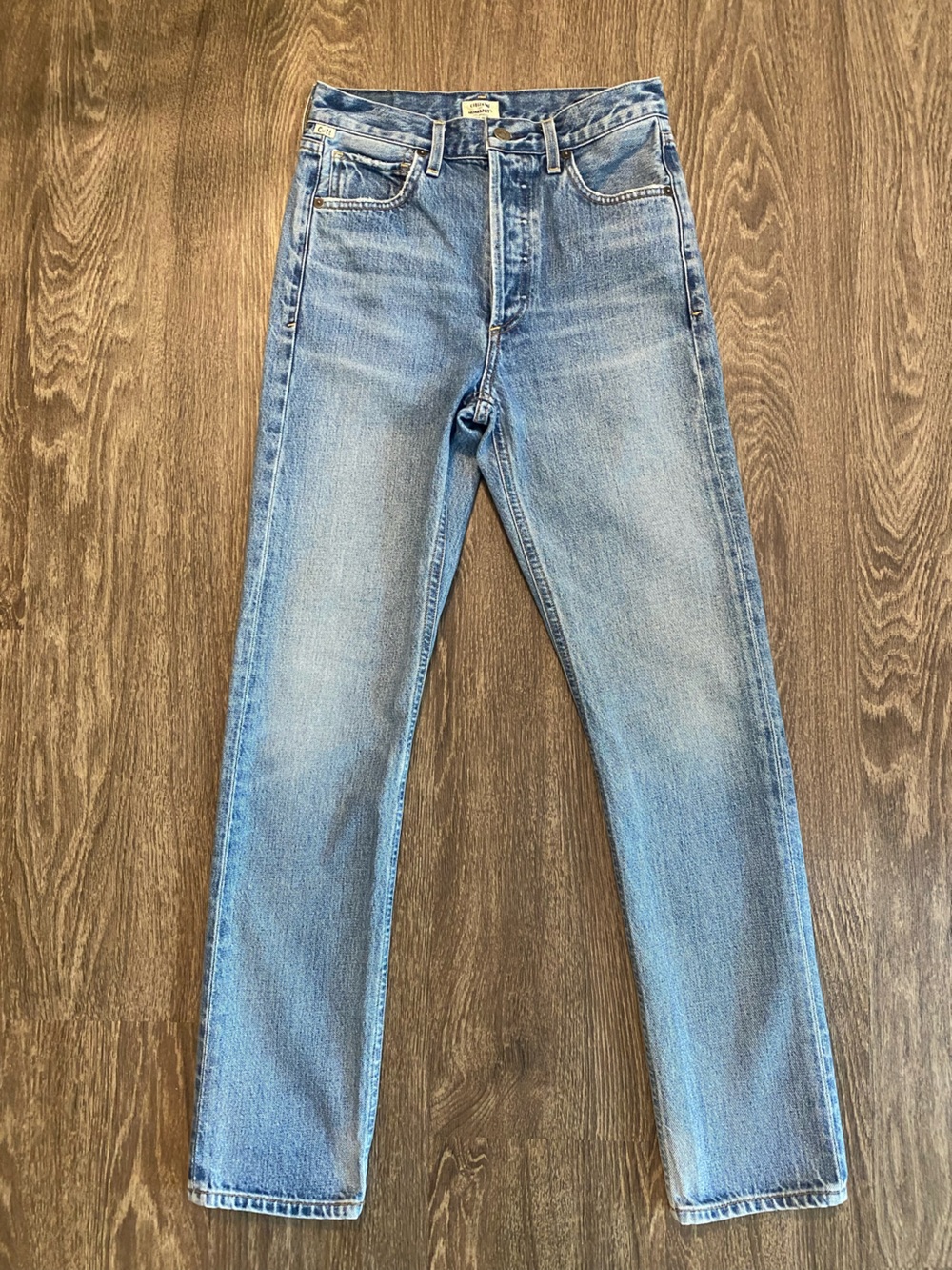 Aritzia Citizens of Humanity Premium Vintage Charlotte High Rise Straight SZ 24 - Picture 5 of 16